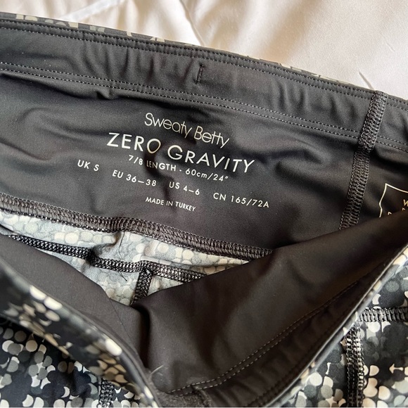 Sweaty Betty Zero Gravity Pocket 7/8 Running Leggings Size 4-6 - Picture 7 of 8